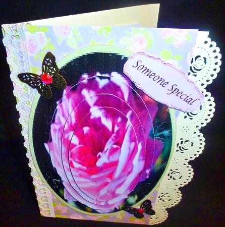 Beautiful Pyramid Pale Lilac Rose Topper  by Diane  Hitchcox