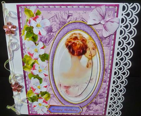 Beautiful Lady Through the Looking Glass  by Diane  Hitchcox