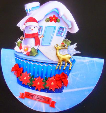 Snowman's Wobble House by Diane  Hitchcox