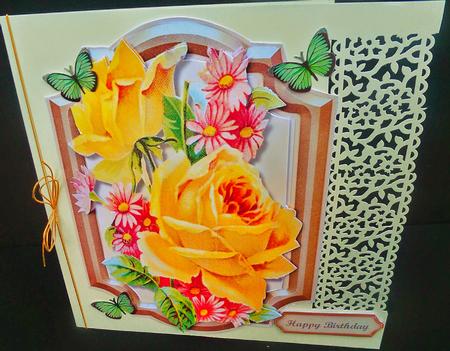 Beautiful Yellow Roses and Daisys,  by Diane  Hitchcox