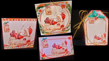 8x8 Santa's Been Busy Mini Kit by Diane  Hitchcox
