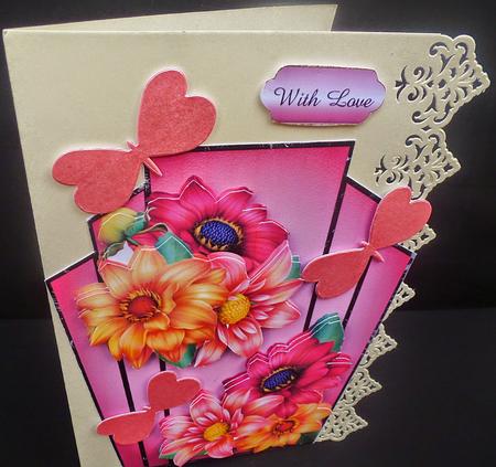 Art Deco Dahlias & Decoupage by Diane  Hitchcox