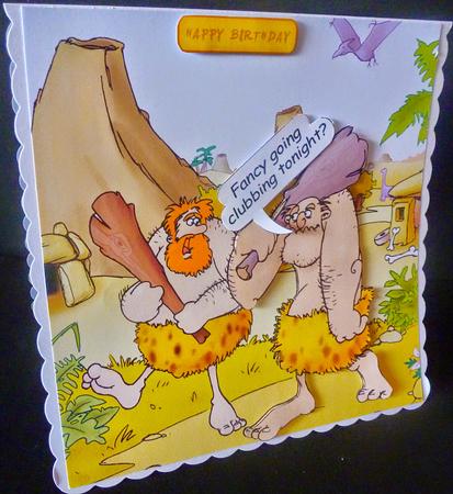Going Clubbing 8x8 Quick Card by Diane  Hitchcox
