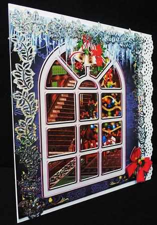 Christmas Window Back to Back Card Kit by Diane  Hitchcox