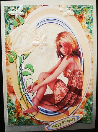 Sitting Pretty - 6 Layer Oval Pyramid Mini Kit by Diane  Hitchcox