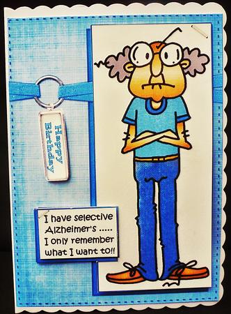Gus Has Selective Alzheimer's Quick Card by Diane  Hitchcox