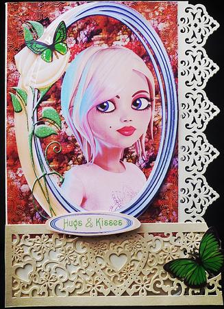 Blonde Bombshell - 6 Layer Oval Pyramid Mini Kit by Diane  Hitchcox