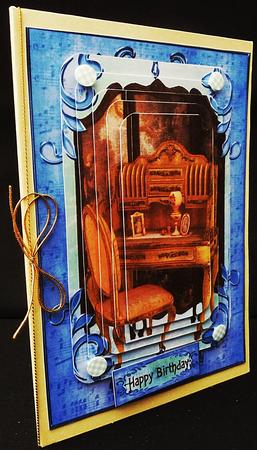 The Writing Desk -6 Layer Rounded Rectangle Pyramid Minikit by Diane  Hitchcox