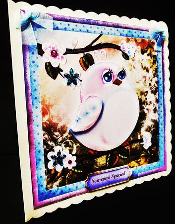Little Bird Card Front by Diane  Hitchcox