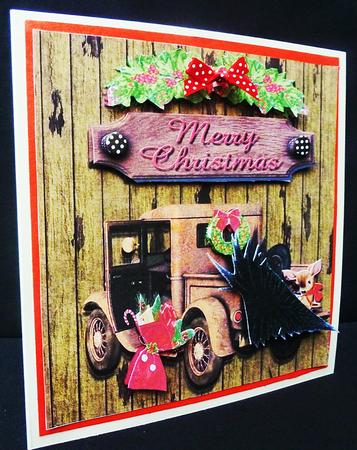 Christmas Truck Mini Kit by Diane  Hitchcox