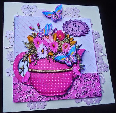 Pink Tea Time by Diane  Hitchcox