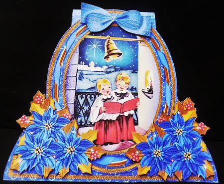 Choirboys Special Large Oval Card Mini Kit by Diane  Hitchcox