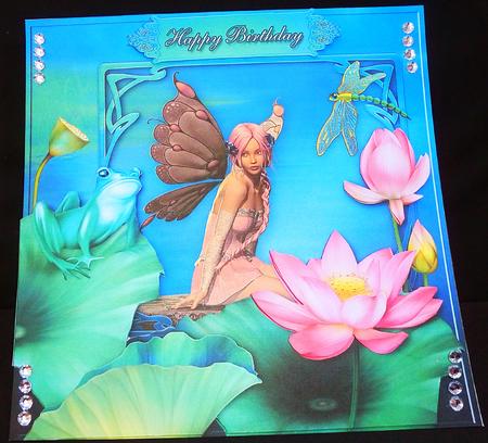 The Watergarden Wish 8x8 Kit by Diane  Hitchcox