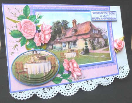 Tea on the Lawn by Diane  Hitchcox