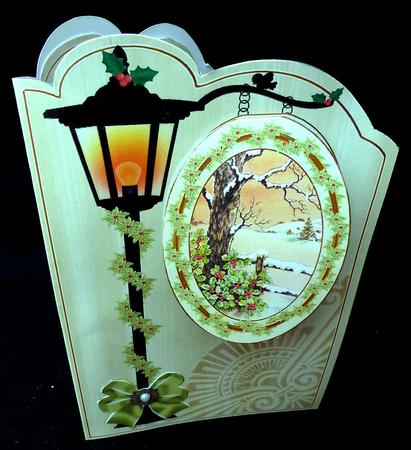 Winter Tale 3D Opening Sign Card Mini Kit by Diane  Hitchcox