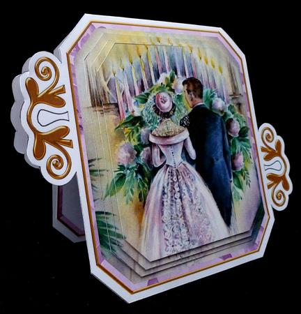 Lilac Ceremony Fancy Emerald Decoupage Card Mini Kit by Diane  Hitchcox