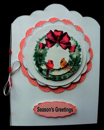 Christmas Wreath 7 2 in 1 Mini Kit by Diane  Hitchcox