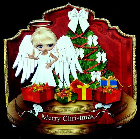 Sassy Christmas Angel by Diane  Hitchcox