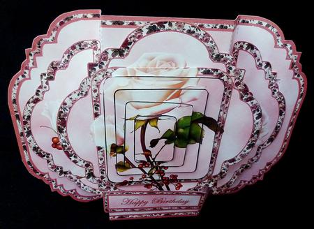 Double Pop-out 'roseberry' by Diane  Hitchcox