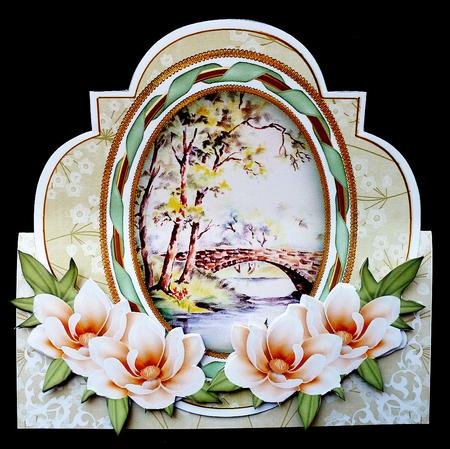 The Bridge Fancy Shaped Over 3D Mini Card Kit by Diane  Hitchcox