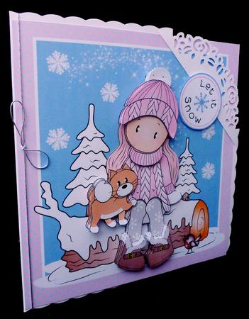 Chloe in Hat & Jumper Topper Mini Kit by Diane  Hitchcox