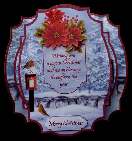 A Traditional Christmas Scene by Diane  Hitchcox
