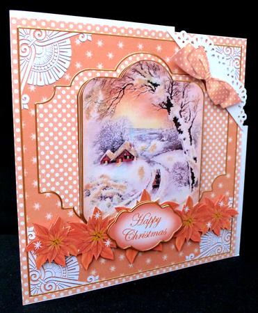 Winter Sunset Special 8in Tag N' Envelope Kit by Diane  Hitchcox