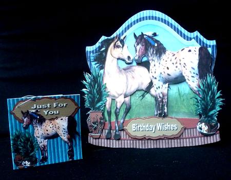 Happy Trails Birthday Shaped Card Plus Bonus Gift Card by Diane  Hitchcox