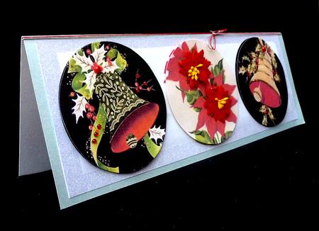 Christmas Bells and Poinsettias Dl by Diane  Hitchcox