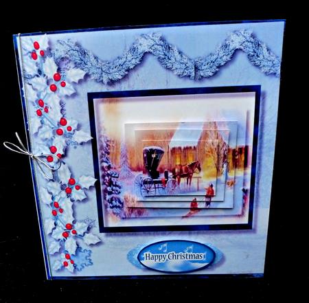 Christmas Scene the Waiting Carrage by Diane  Hitchcox