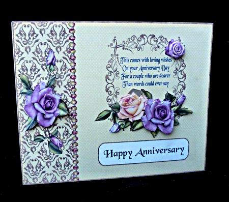 Anniversary Roses by Diane  Hitchcox