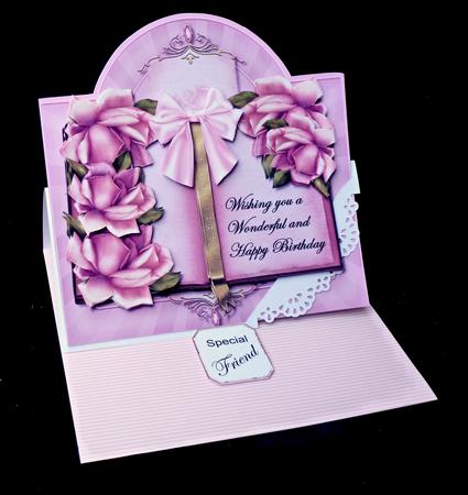 Card Topper Roses Book Mini Kit by Diane  Hitchcox