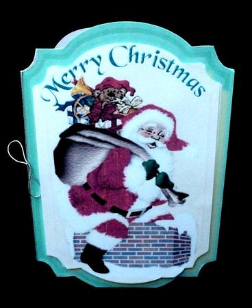 Print,cut , and Fold Santa's on the Roof by Diane  Hitchcox