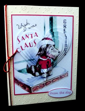 Santa Paws Heart Stacker by Diane  Hitchcox