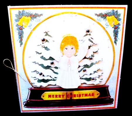 Angel in a Snowglobe by Diane  Hitchcox
