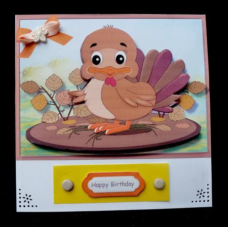 Lovely Cute Little Tubby Turkey  by Diane  Hitchcox