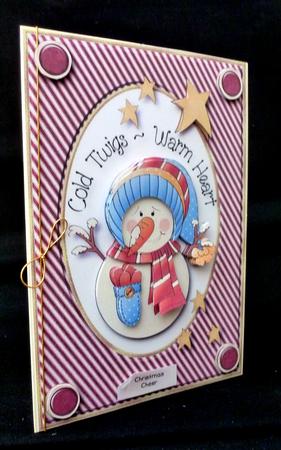 Warm Heart Card Topper by Diane  Hitchcox