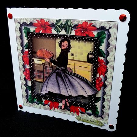 Bring on the Turkey!! Card Front Kit by Diane  Hitchcox