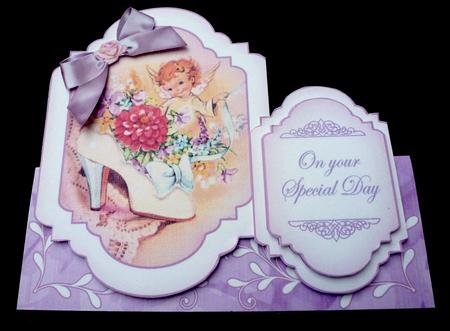 Shoe Fairy Large Fancy Stand Up Card N Envelope Kit by Diane  Hitchcox