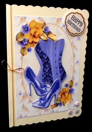 Pretty Yellow Roses with Sparkle Shoes & Butterflies by Diane  Hitchcox