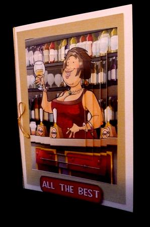 Barmaid Dudess (brown Hair) Pyramid by Diane  Hitchcox