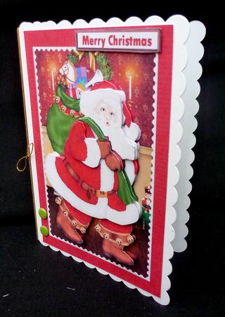 Santa Step by Step Card Front by Diane  Hitchcox