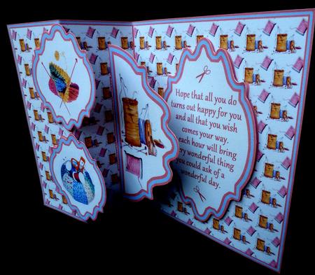 Fold Back Pop-up - Sewing & Knitting by Diane  Hitchcox
