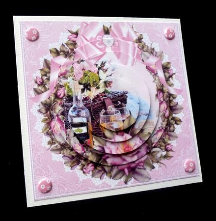 Wine and Roses Pyramid by Diane  Hitchcox