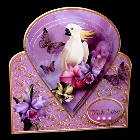 Tropical Heat Stand-up Pyramid Card Mini Kit by Diane  Hitchcox