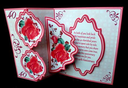 Fold Back Pop-up - 40th Aniversary by Diane  Hitchcox