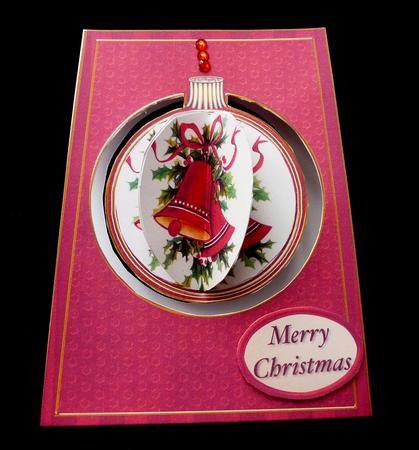Christmas Bells 3D Hanging Bauble Ornament Card Mini Kit by Diane  Hitchcox