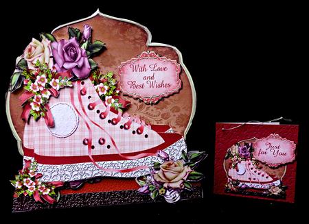 Converse Boots Shaped Card Plus Gift Card by Diane  Hitchcox
