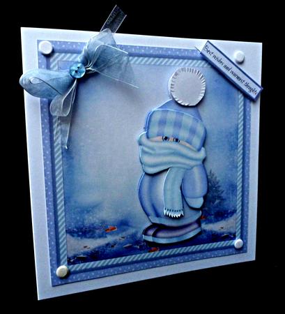 Winter Kid Quick Card by Diane  Hitchcox
