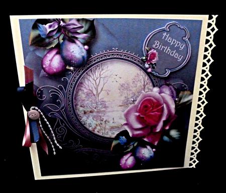 The Sugar Plum Rose by Diane  Hitchcox